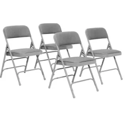 Fabric Padded Folding Chair ( Pack of 4 )