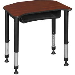 Ferris Height Adjustable Student Desk with Book Box (26