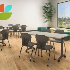 Flip and Nest Training Table - 30'' x 48'' Rectangle