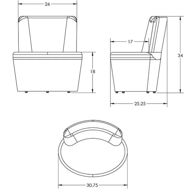 Flowform Learn Lounge Package, 7 Piece Group Work Pod
