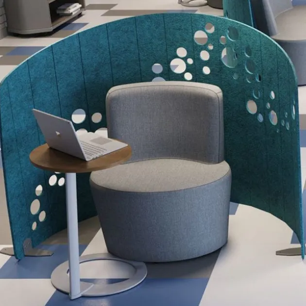 Flowform Oval Laptop Side Lounge Table