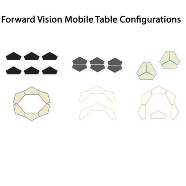 Forward Vision Table - Shop Top with Maple Legs (36'' H)