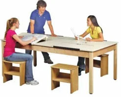 Four-Station Drafting Table