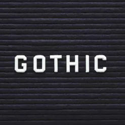 3/4'' Gothic Letter Set