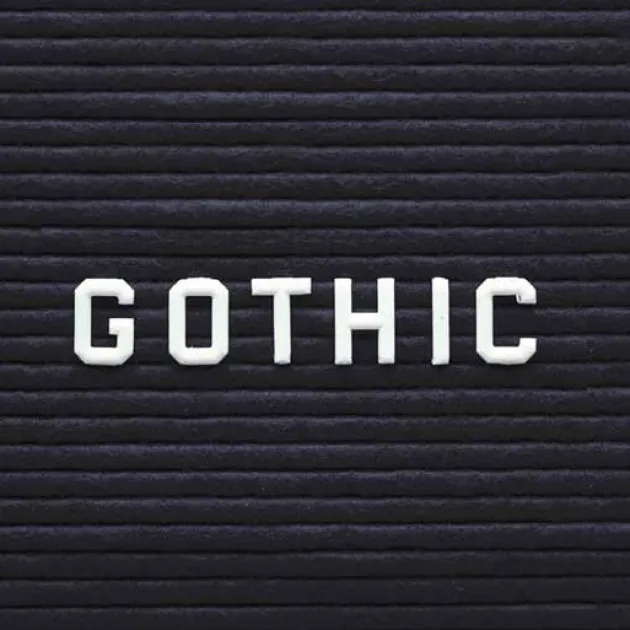 3/4'' Gothic Letter Set