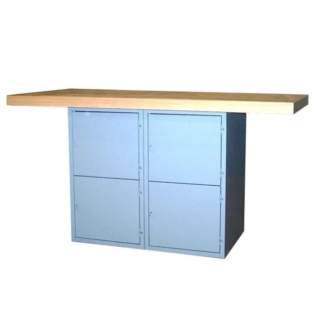 Hard Maple Top Workbench with Locker Storage