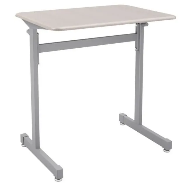 Hard Plastic Silhouette Student Desk w/ Glides
