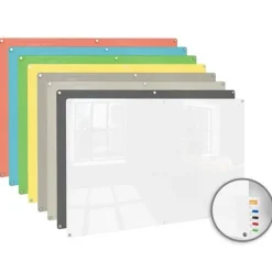 Harmony Color Glass Markerboards w/ Radius Corners