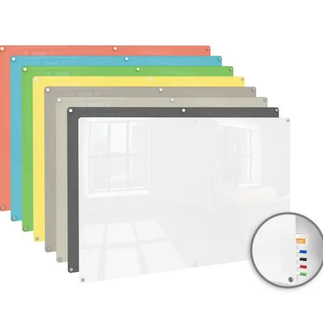 Harmony Color Glass Markerboards w/ Radius Corners