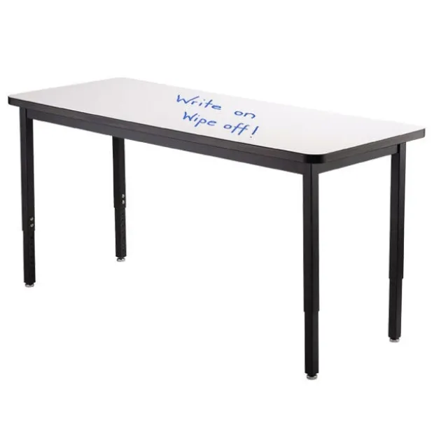 Height Adjustable Dry Erase Utility Tables