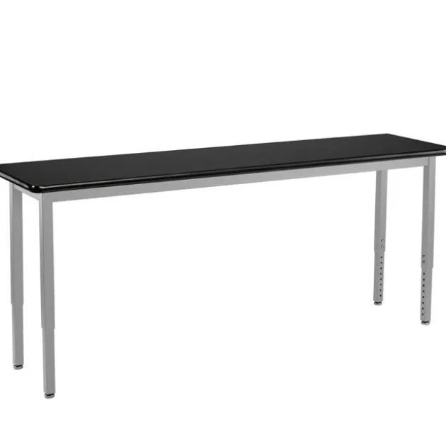 Height Adjustable Steel Science Table with Laminate Top (24'' x 72'')