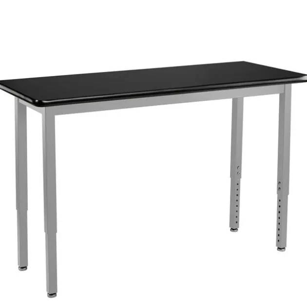 Height Adjustable Steel Science Table with Laminate Top (24'' x 48'')