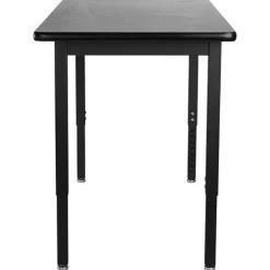 Height Adjustable Steel Science Table with Laminate Top (24'' x 48'')