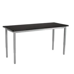 Height Adjustable Utility Table with Laminate Top (24'' x 54'' Rectangle)