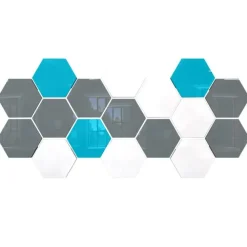Hex Magnetic LINK Markerboard (18