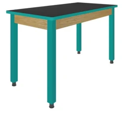 30” H Hybrid Steel Table w/ Chemguard Top & Glides (48” W x 24” D)