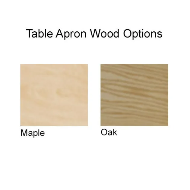 36” H Hybrid Steel Table w/ Epoxy Top & Glides (60” W x 30” D)