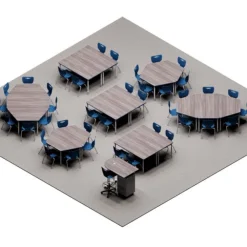 Hierarchy Activity Table & Chair Classroom Package