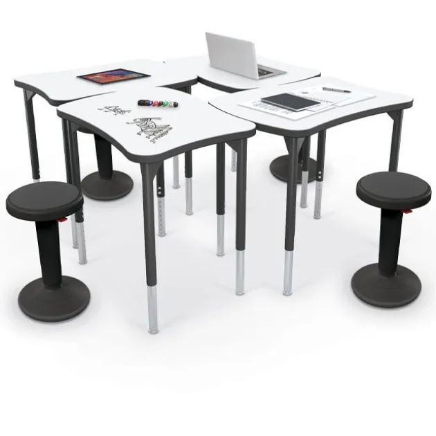 Hierarchy Beluga Dry Erase Student Desk (35" W x 24" D)