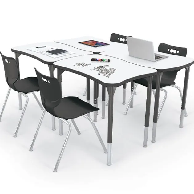 Hierarchy Beluga Dry Erase Student Desk (35" W x 24" D)