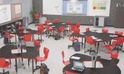 Hierarchy Chevron Collaborative Student Desks