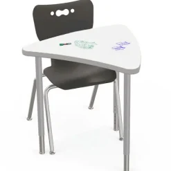 Hierarchy Creator Chevron Desk with Dry Erase Top