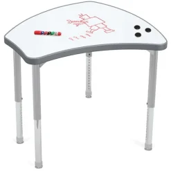 Hierarchy Porcelain Steel Dry Erase Desks
