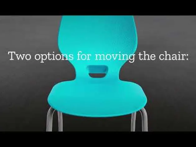14" H Numbers Cantilever Chair (K-2nd)