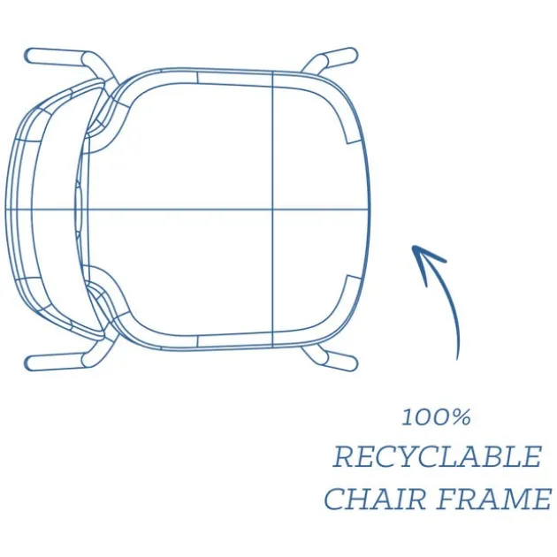 14" H Numbers Cantilever Chair (K-2nd)