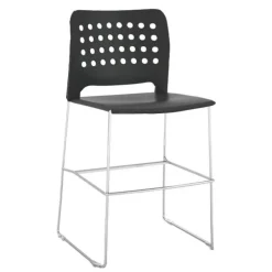 Hoopz Bar Height Stool with Contoured Back