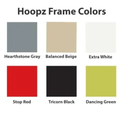 Hoopz Counter Height Stool with Contoured Back