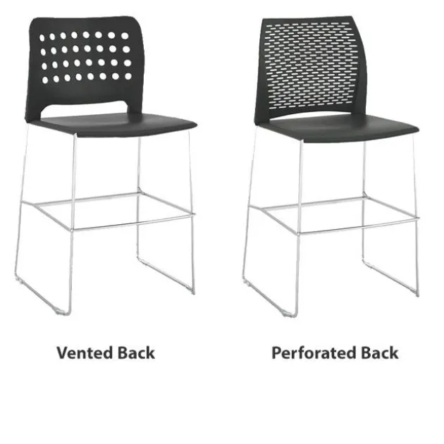 Hoopz Counter Height Stool with Contoured Back