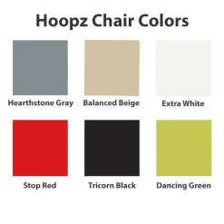 Hoopz Stacking Chair with Contoured Back