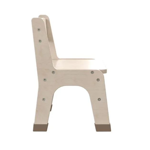 9"H Wooden Classroom Chair