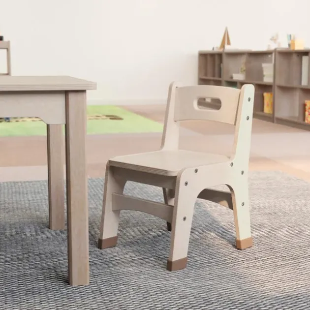 10"H Wooden Classroom Chair