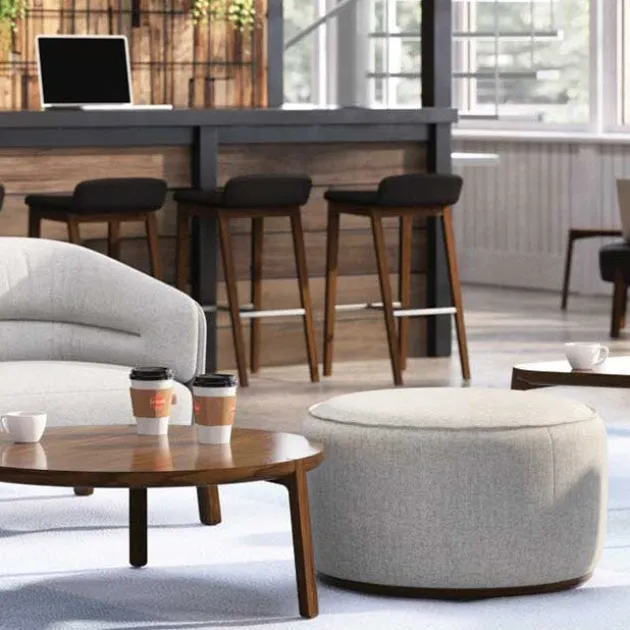 Indie Large Round Pouf - 16-1/2" H