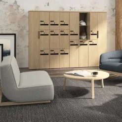 Indie Two Seat Elbow Low Lounge Sofa