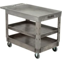 Industrial-Strength Plastic Utility Carts