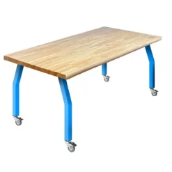 Innovation Maker Tables with Hardwood Top