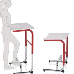 Intellect Wave Cantilever Sit & Stand School Desks