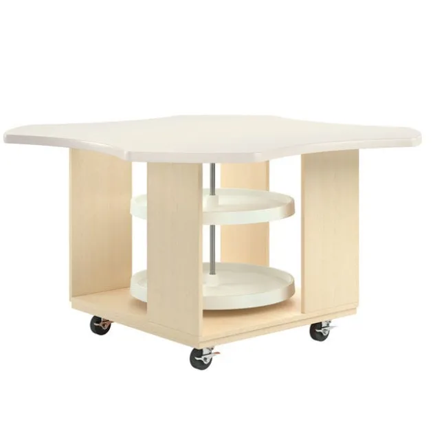 Intermix Lazy Susan Mobile Workstations