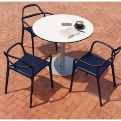 Ivy Round Table and Dali Stack Chair Package