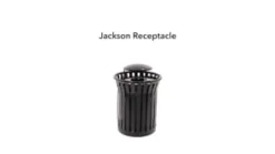 Jackson Outdoor Trash Receptacle