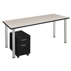 Kee Single Mobile Pedestal Desk by Regency
