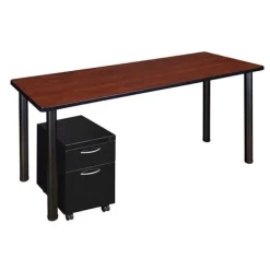 Kee Single Mobile Pedestal Desk by Regency