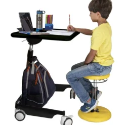 Kids Adjustable Sit-Stand Mobile Student Desk