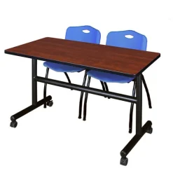 Kobe Flip Top Training Table & M Stacker 4700 Chairs