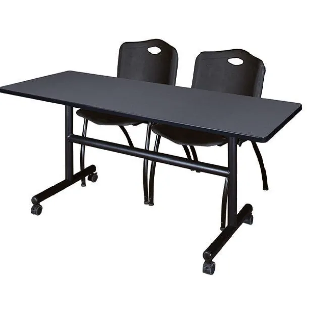 Kobe Flip Top Training Table & M Stacker 4700 Chairs
