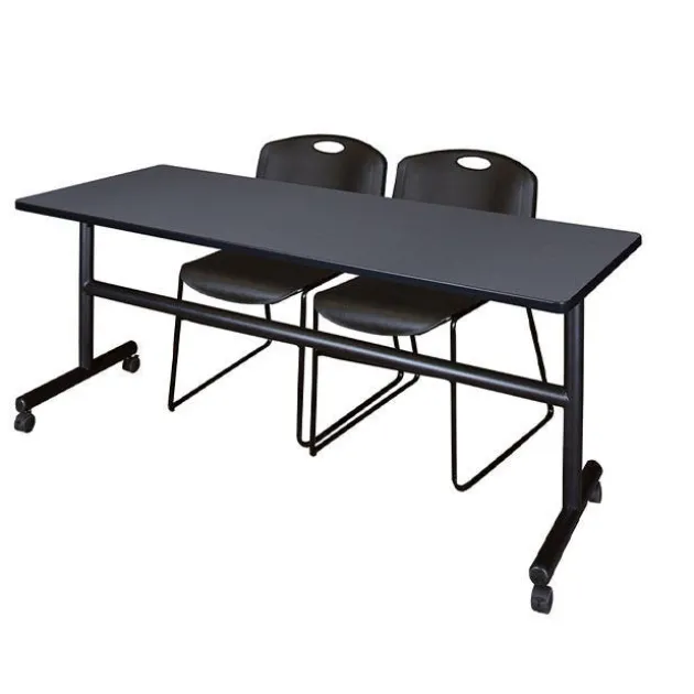 Kobe Flip Top Training Table & Zeng Chairs
