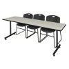 Kobe Training Table & Zeng Stack Chairs